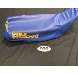 1981-1985 RM500 safety seatfoam inkl hoes blauw