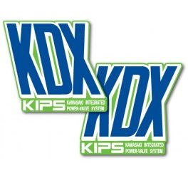 1989 KDX200 tankstickers