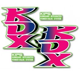 1992 KDX200 tankstickerset