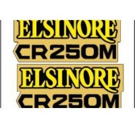 Elsinore 250 zijschildstickers, dik