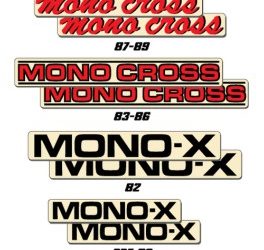 Mono Cross swingarm stickers