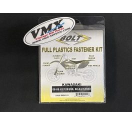 Plastic bouten set KX125-250 88-89 KX500 88-04