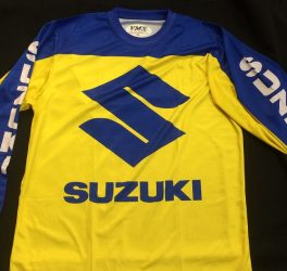 Suzuki shirt blauw-geel