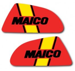 tankstickers 1978 Maico groot